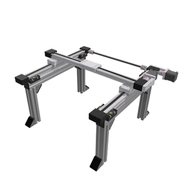 Base frame for igus flat and room gantries