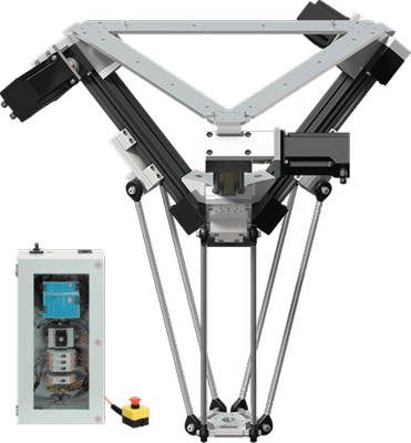 3-axis delta robot | Pre-assembled with controller | Working area diameter 660 mm