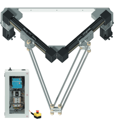 2-Achs Delta-Roboter | 2 DOF| 400 mm | 5kg